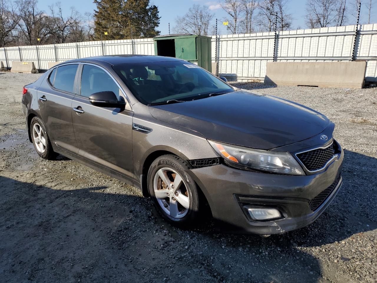 2014 KIA Optima VIN 5XXGM4A71EG337112 Copart auction photo, front end damage thumbnail 4