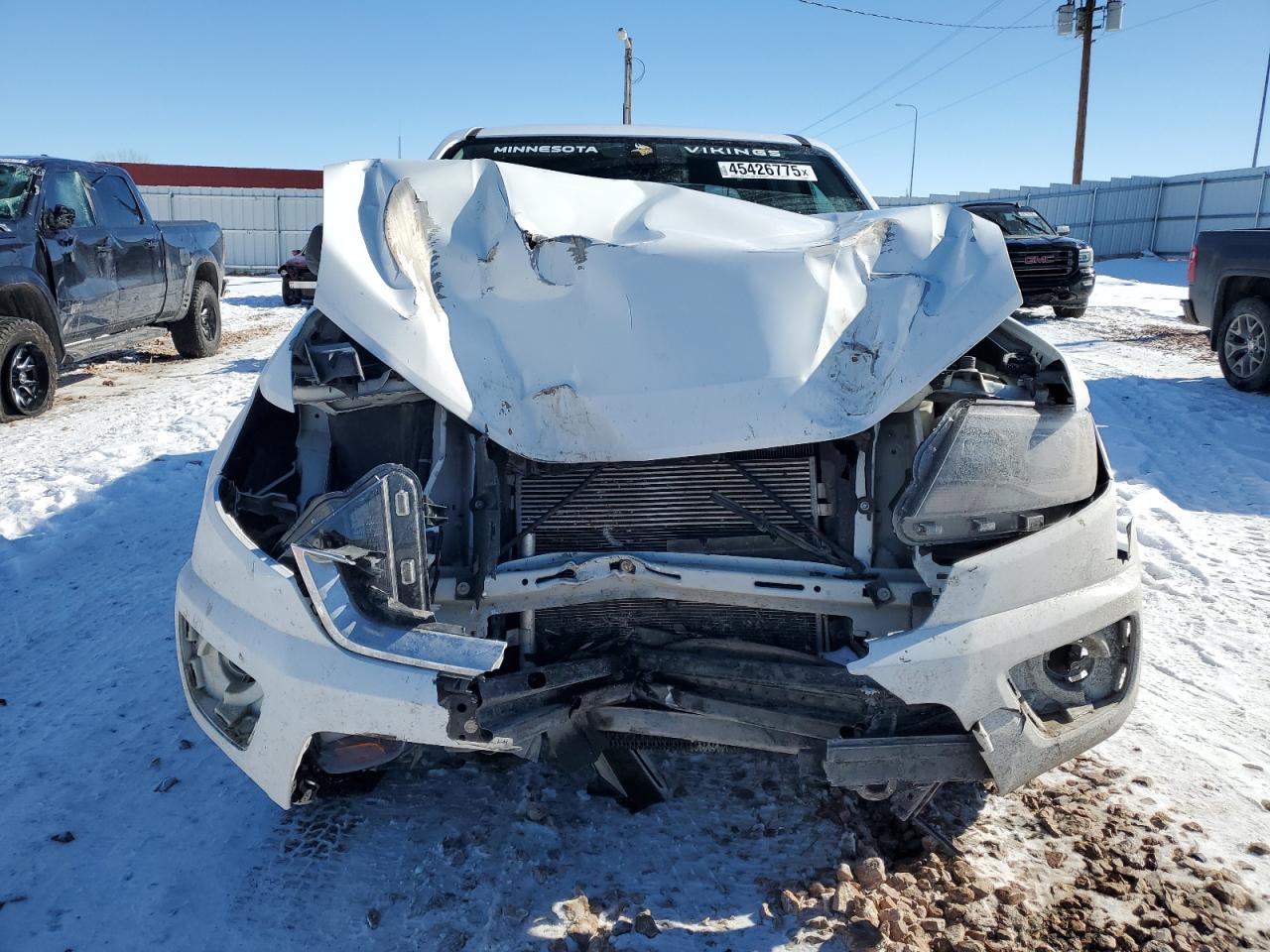 2015 Chevrolet Colorado VIN 1GCGTAE36F1226934 Copart auction photo, front end damage thumbnail 5