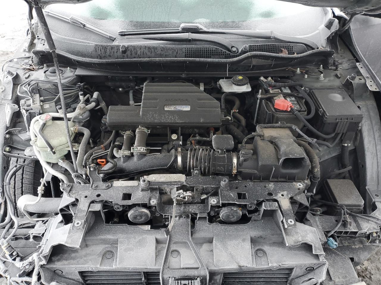 2018 Honda CR-V VIN 2HKRW2H87JH649939 Copart auction photo, front end / side damage thumbnail 12