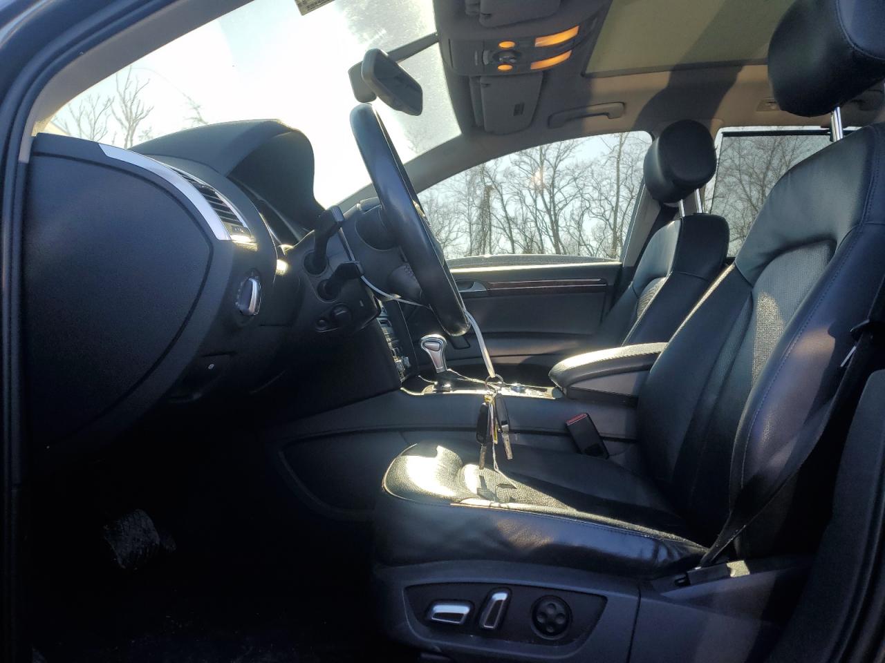 2014 Audi Q7 VIN WA1CGAFE5ED013189 Copart auction photo, side damage thumbnail 7