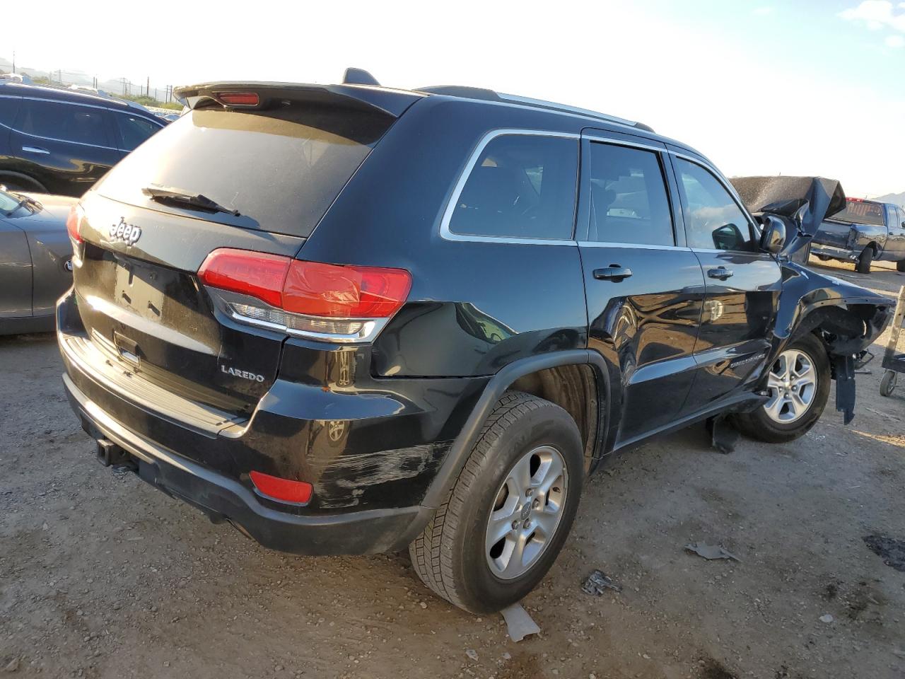 2014 Jeep Grand Cherokee VIN 1C4RJEAG5EC239742 Copart auction photo, front end damage thumbnail 3