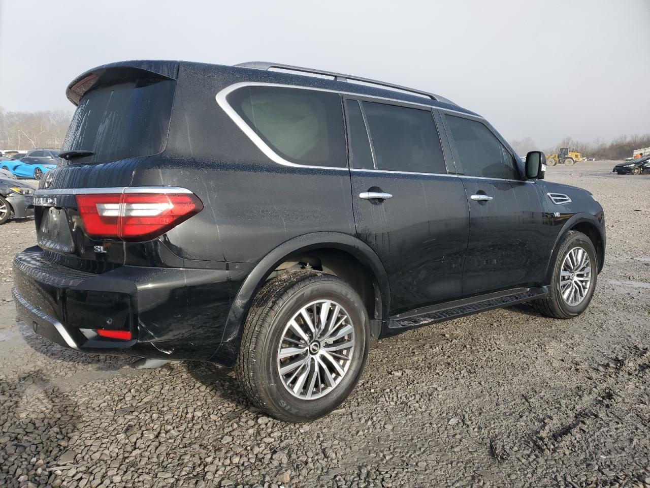 2021 Nissan Armada VIN JN8AY2BC8M9145034 Copart auction photo, front end damage thumbnail 3