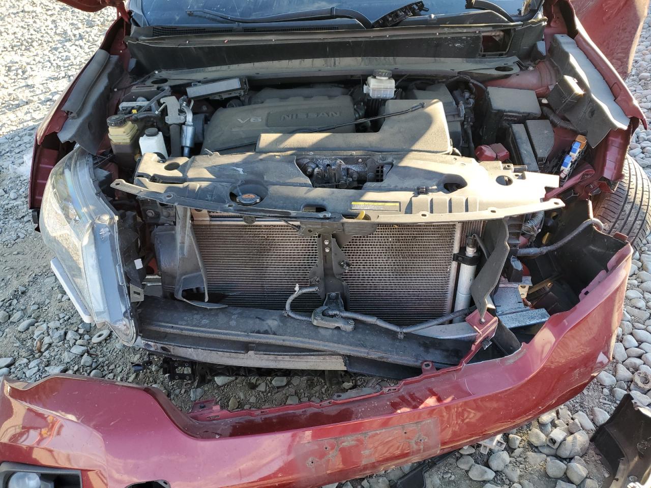 2018 Nissan Pathfinder VIN 5N1DR2MM0JC651690 Copart auction photo, front end / side damage thumbnail 13
