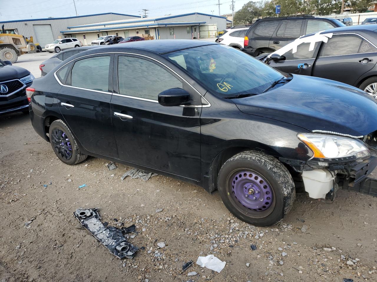 2014 Nissan Sentra VIN 3N1AB7AP8EY303224 Copart auction photo, all over damage thumbnail 4