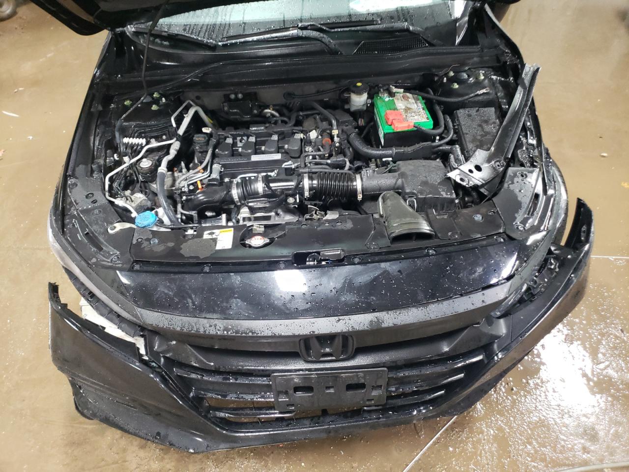 2020 Honda Accord VIN 1HGCV1F44LA091143 Copart auction photo, side / front end damage thumbnail 11