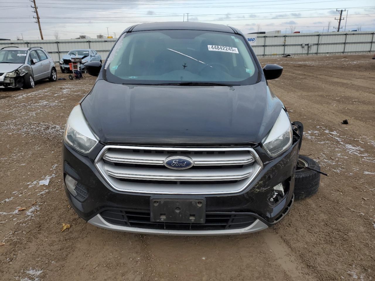 2017 Ford Escape VIN 1FMCU0GD3HUD36123 Copart auction photo, front end / undercarriage damage thumbnail 5