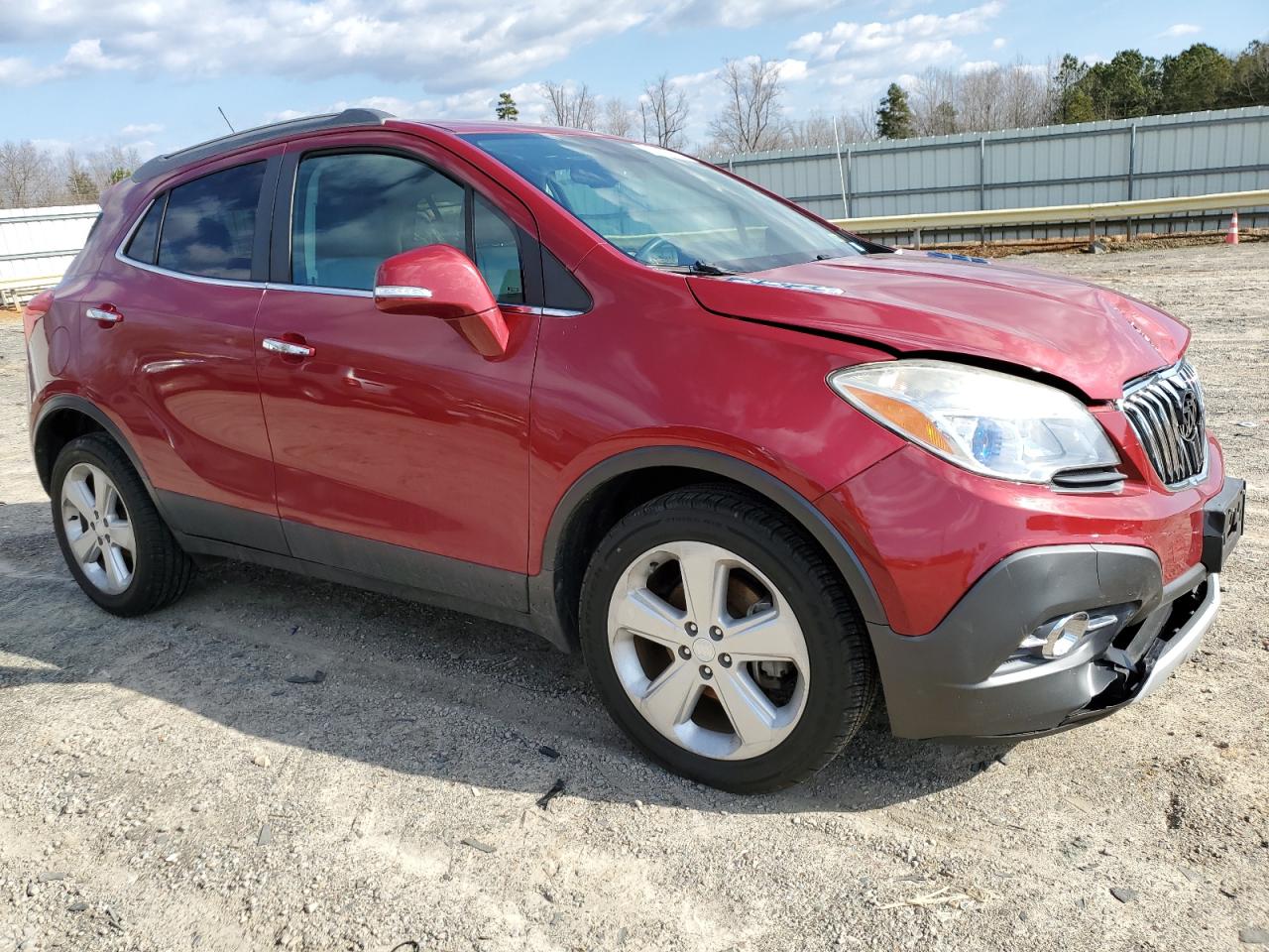 2015 Buick Encore VIN KL4CJCSB0FB228209 Copart auction photo, front end / minor dent/scratches damage thumbnail 4
