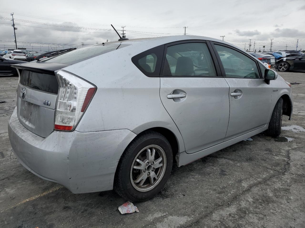 2011 Toyota Prius VIN JTDKN3DU9B1370529 Copart auction photo, side damage thumbnail 3