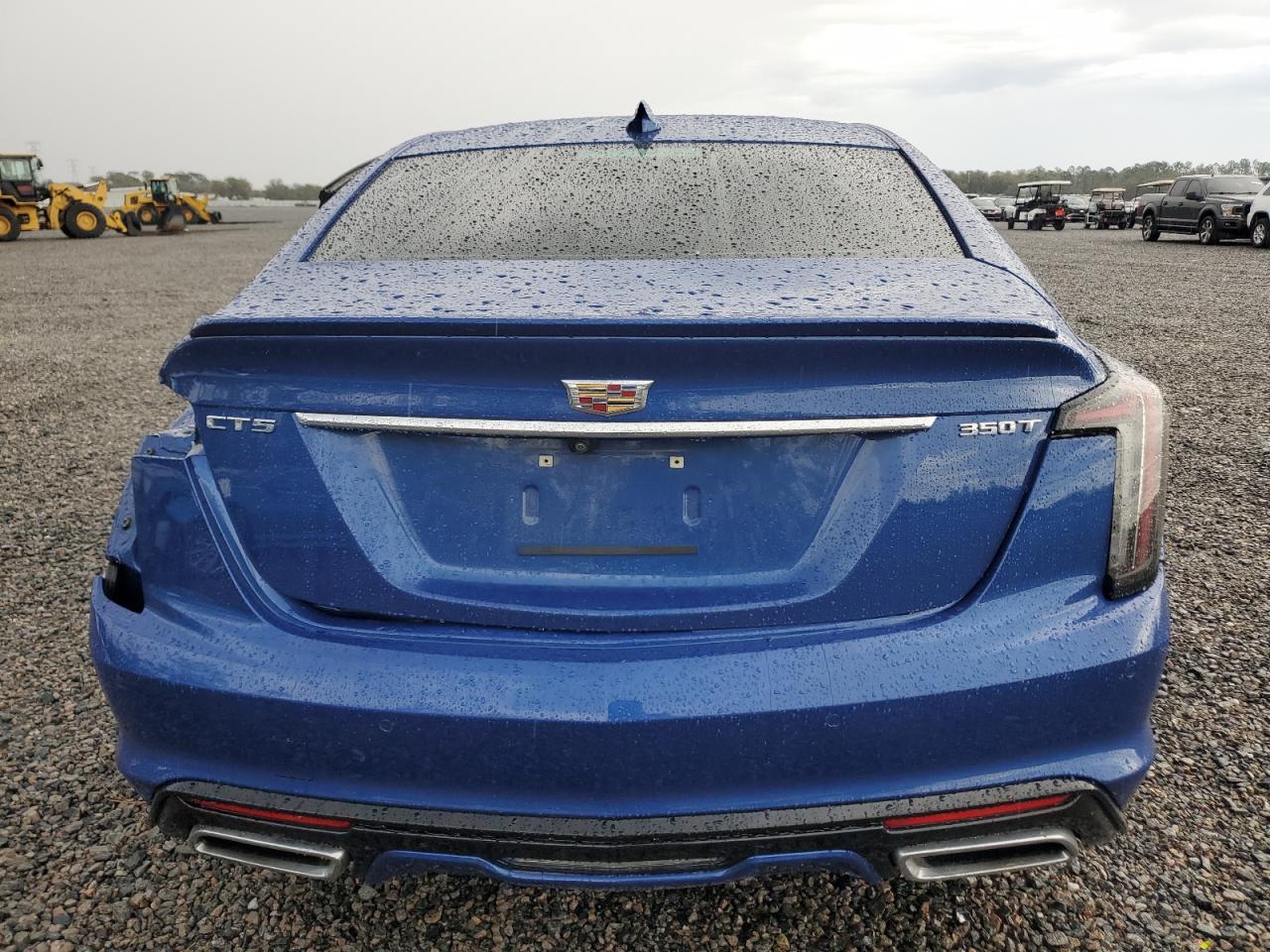 2020 Cadillac CT5 VIN 1G6DP5RK3L0123345 Copart auction photo, side / rear end damage thumbnail 6