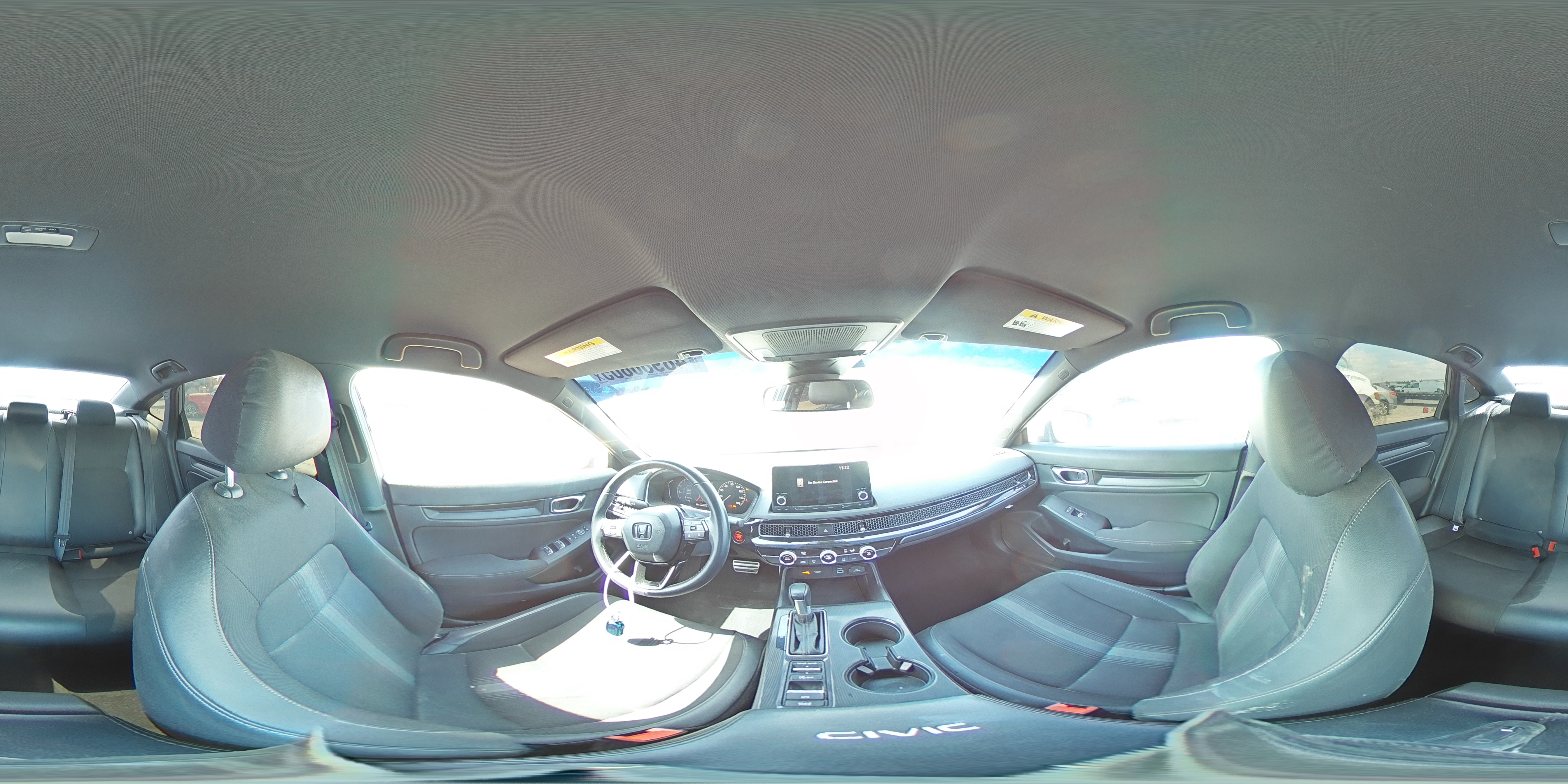 2023 Honda Civic VIN 2HGFE2F59PH535524 Copart auction photo, all over damage thumbnail 13