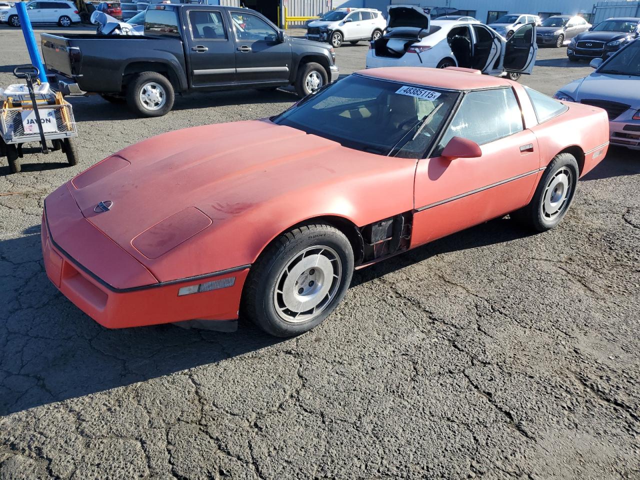 1987 Chevrolet Corvette VIN 1G1YY218XH5127681