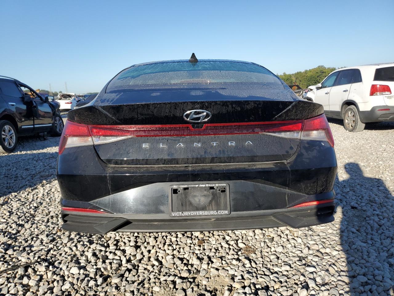 2022 Hyundai Elantra VIN KMHLM4AG8NU256340 Copart auction photo, front end damage thumbnail 6