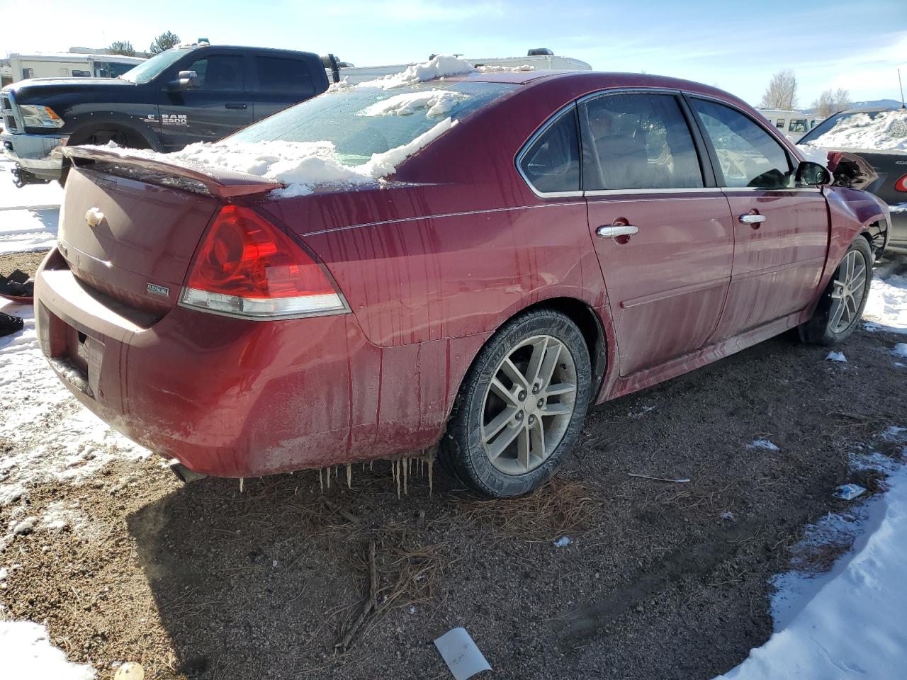 2013 Chevrolet Impala VIN 2G1WC5E39D1142464 Copart auction photo, front end damage thumbnail 3