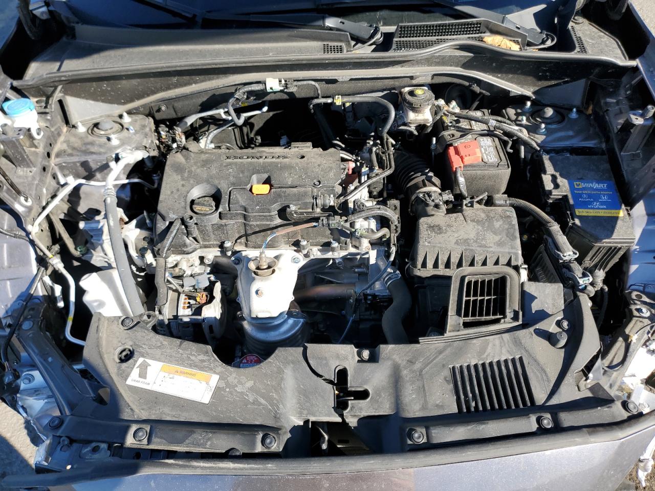 2024 Honda HR-V VIN 3CZRZ1H76RM708696 Copart auction photo, side / front end damage thumbnail 12