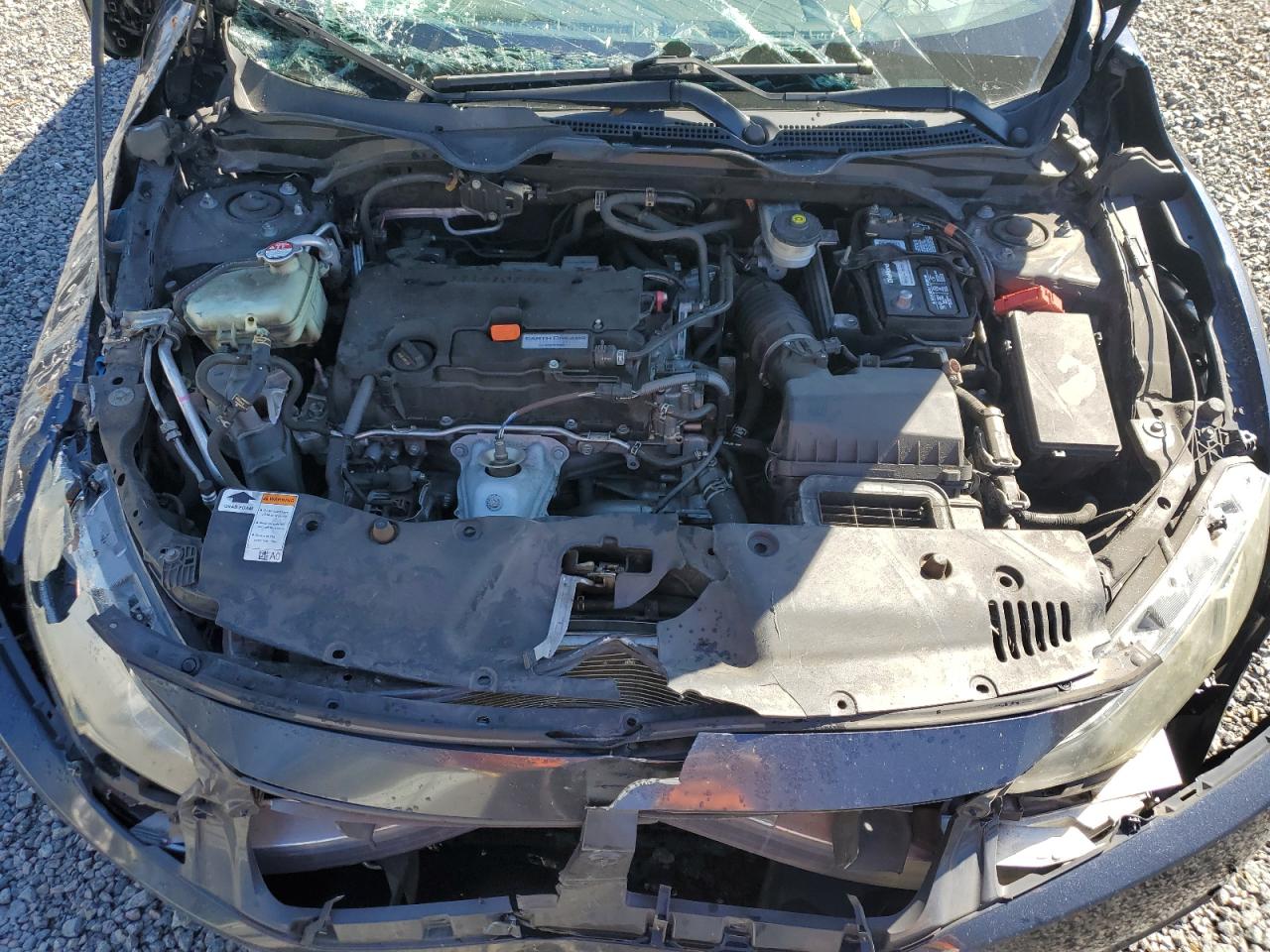 2018 Honda Civic VIN 2HGFC2F76JH589426 Copart auction photo, rollover / rear end damage thumbnail 11