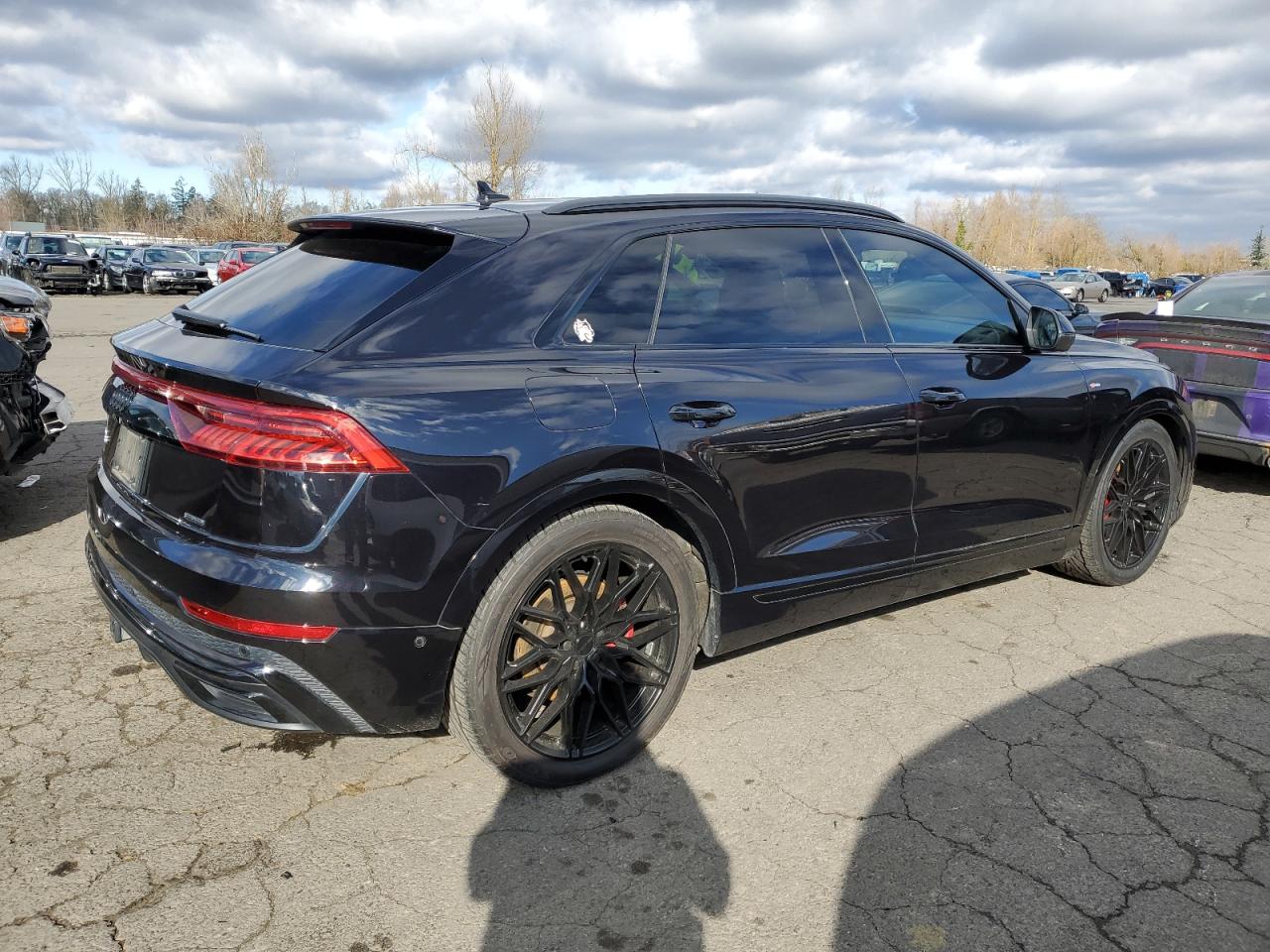 2020 Audi Q8 VIN WA1FVAF18LD010042 Copart auction photo, undercarriage damage thumbnail 3