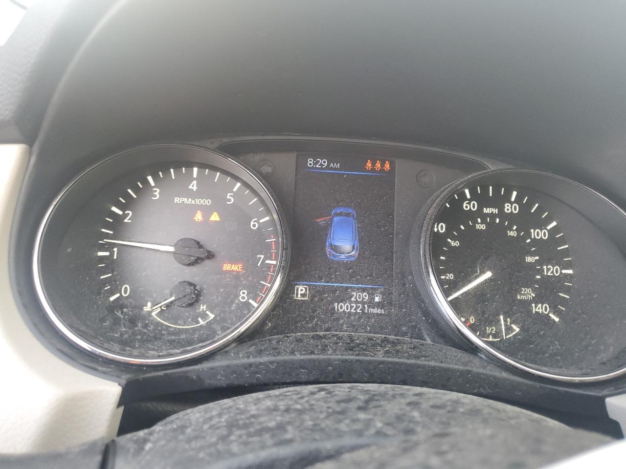 2020 Nissan Rogue VIN JN1BJ1CW9LW383016 Copart auction photo, front end damage thumbnail 9