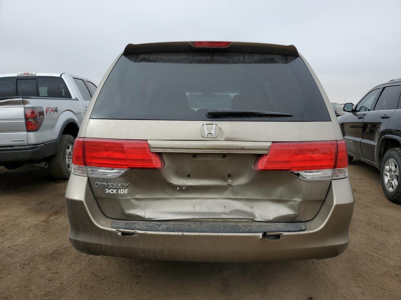 2009 Honda Odyssey VIN 5FNRL38419B012888 Copart auction photo, rear end / side damage thumbnail 6