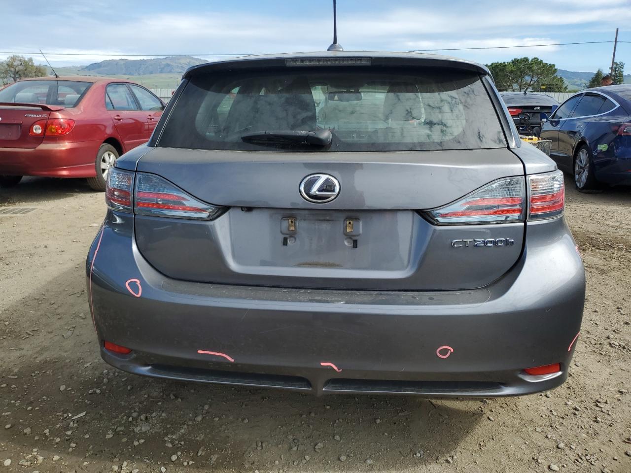 2012 Lexus CT VIN JTHKD5BH5C2062613 Copart auction photo, front end damage thumbnail 6