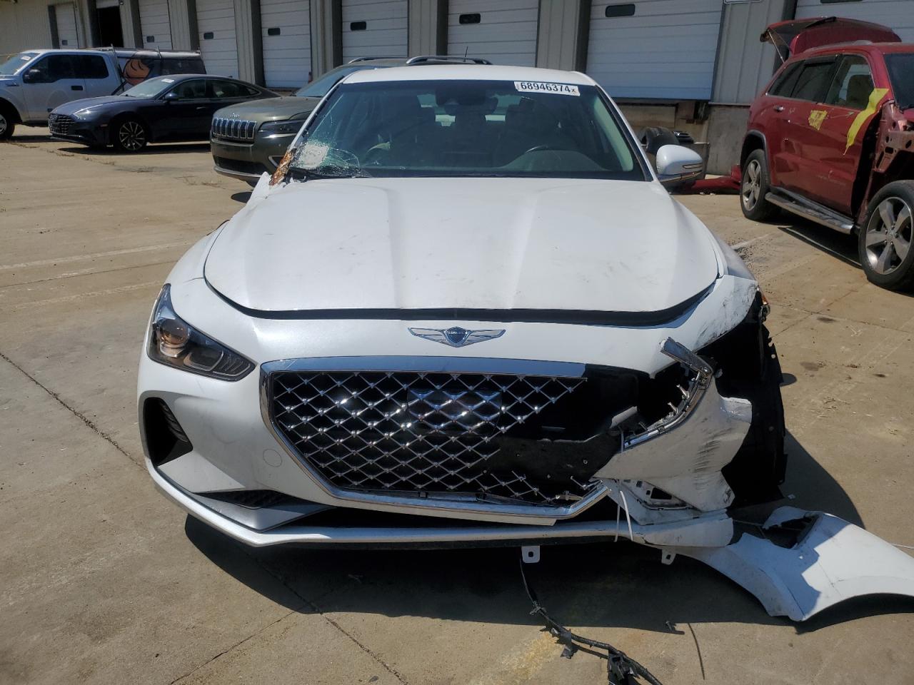 2020 Genesis G70 VIN KMTG64LA6LU062350 Copart auction photo, all over damage thumbnail 5