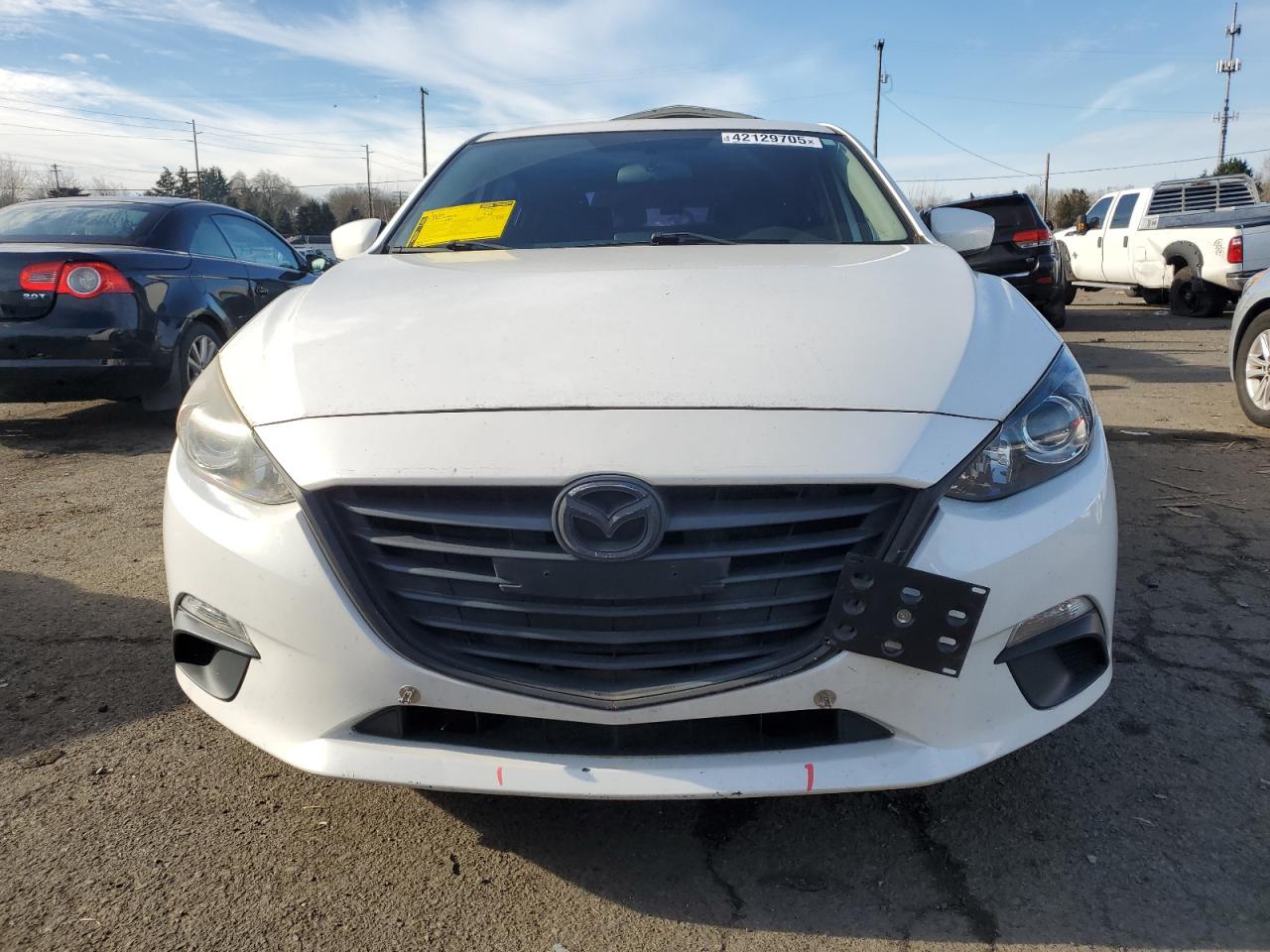 2016 Mazda 3 VIN JM1BM1J72G1302697 Copart auction photo, rear end / all over damage thumbnail 5
