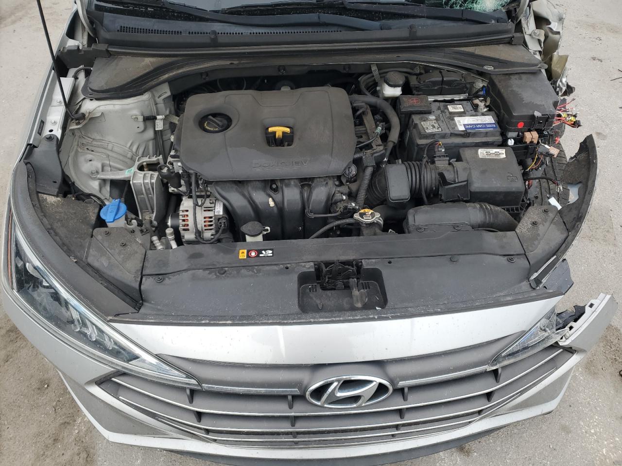 2020 Hyundai Elantra VIN 5NPD84LF2LH560823 Copart auction photo, front end / side damage thumbnail 13