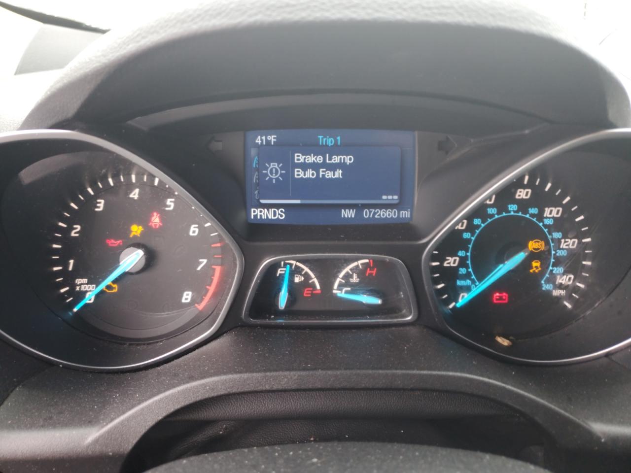 2015 Ford Escape VIN 1FMCU0F71FUC74083 Copart auction photo, front end / side damage thumbnail 9