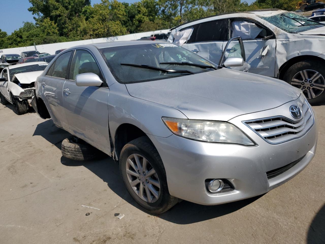 2011 Toyota Camry VIN 4T1BK3EK2BU614179 Copart auction photo, all over damage thumbnail 4