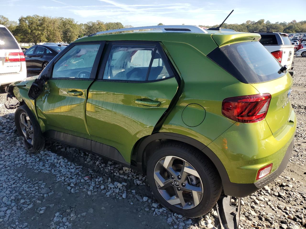 2024 Hyundai Venue VIN KMHRC8A36RU329132 Copart auction photo, rollover damage thumbnail 2