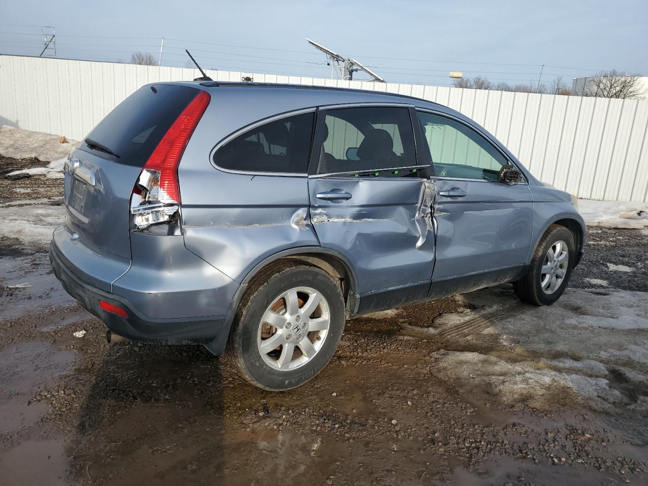 2008 Honda CR-V VIN JHLRE48788C055066 Copart auction photo, side / rear end damage thumbnail 3