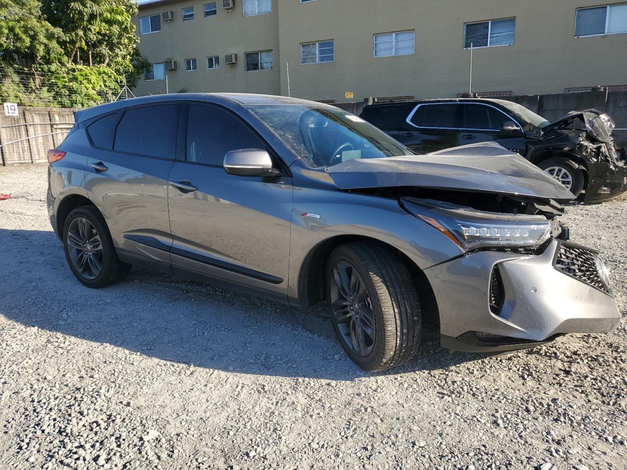 2023 Acura RDX VIN 5J8TC1H65PL008415 Copart auction photo, front end / undercarriage damage thumbnail 4