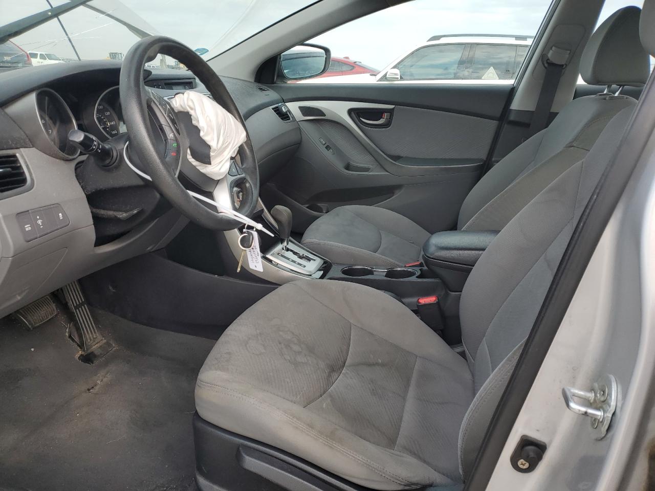 2012 Hyundai Elantra VIN KMHDH4AE1CU361953 Copart auction photo, front end damage thumbnail 7