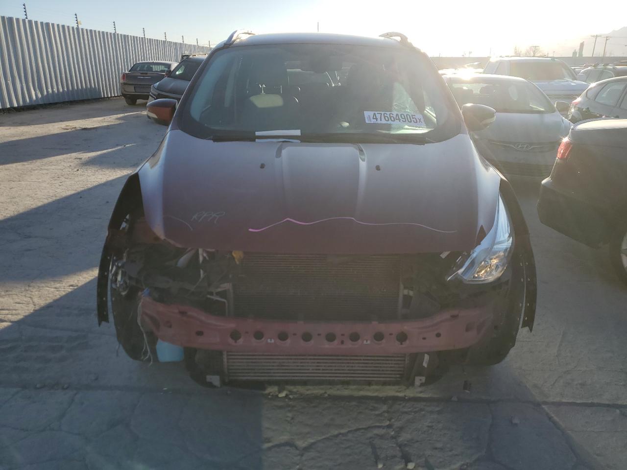 2014 Ford Escape VIN 1FMCU9J91EUC08533 Copart auction photo, all over damage thumbnail 5