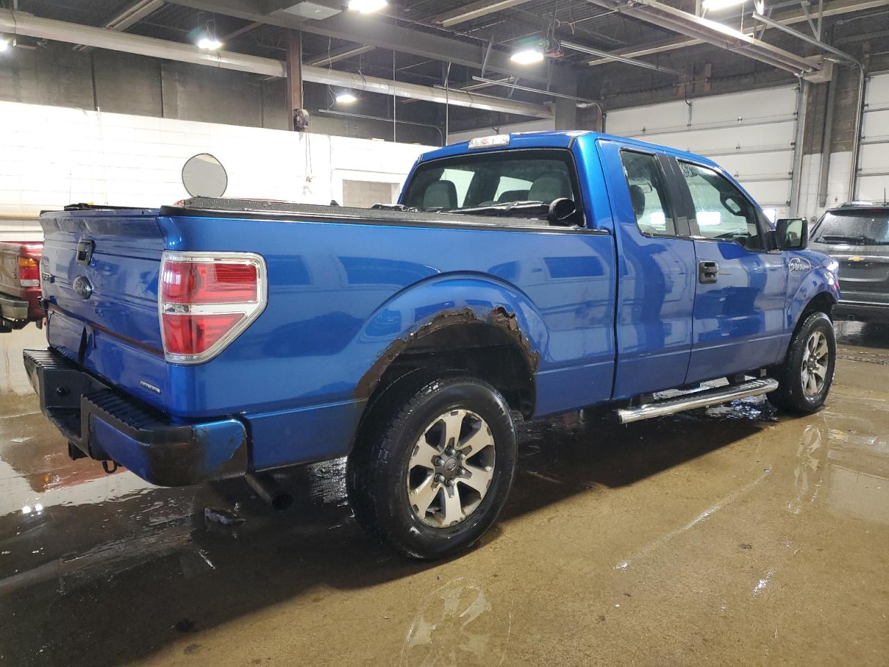 2013 Ford F-150 VIN 1FTFX1EF6DKD29000 Copart auction photo, front end / rear end damage thumbnail 3