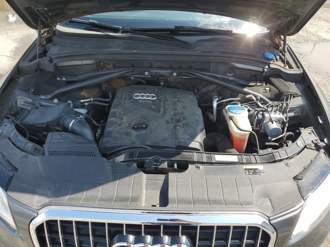 2017 Audi Q5 VIN WA1L2AFP2HA036841 Copart auction photo, burn - engine damage thumbnail 12