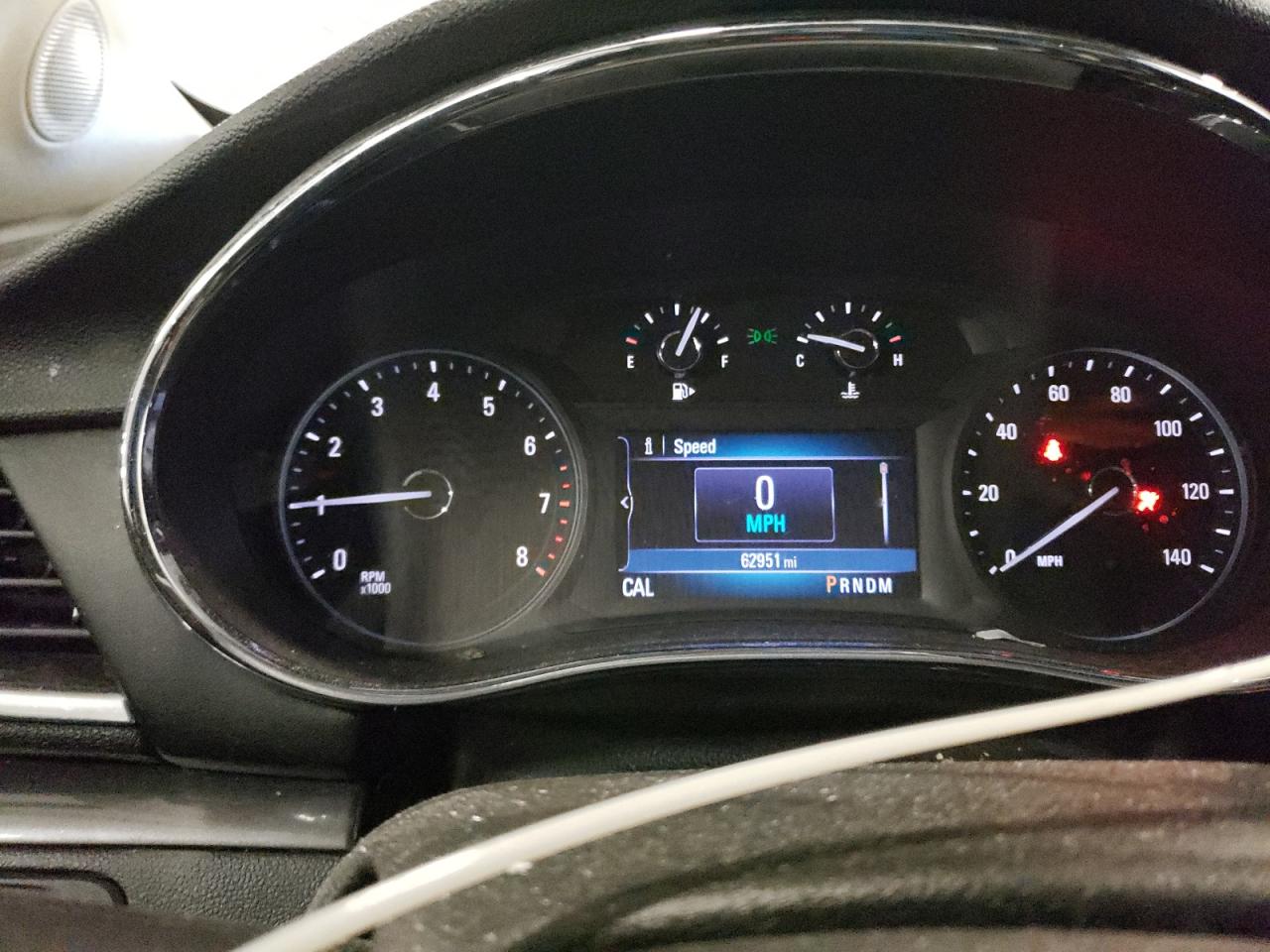 2019 Buick Encore VIN KL4CJASB0KB862571 Copart auction photo, top/roof / side damage thumbnail 9