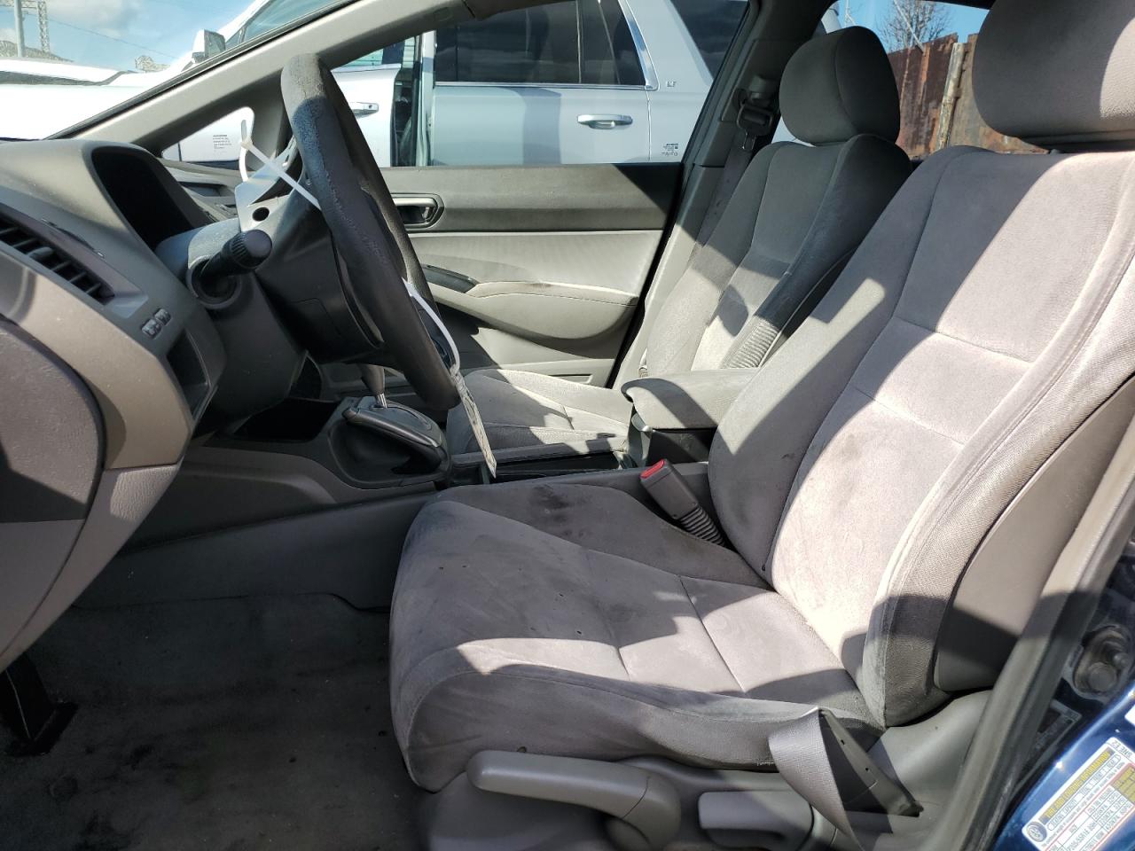 2008 Honda Civic VIN 2HGFA16568H523614 Copart auction photo, side / all over damage thumbnail 7