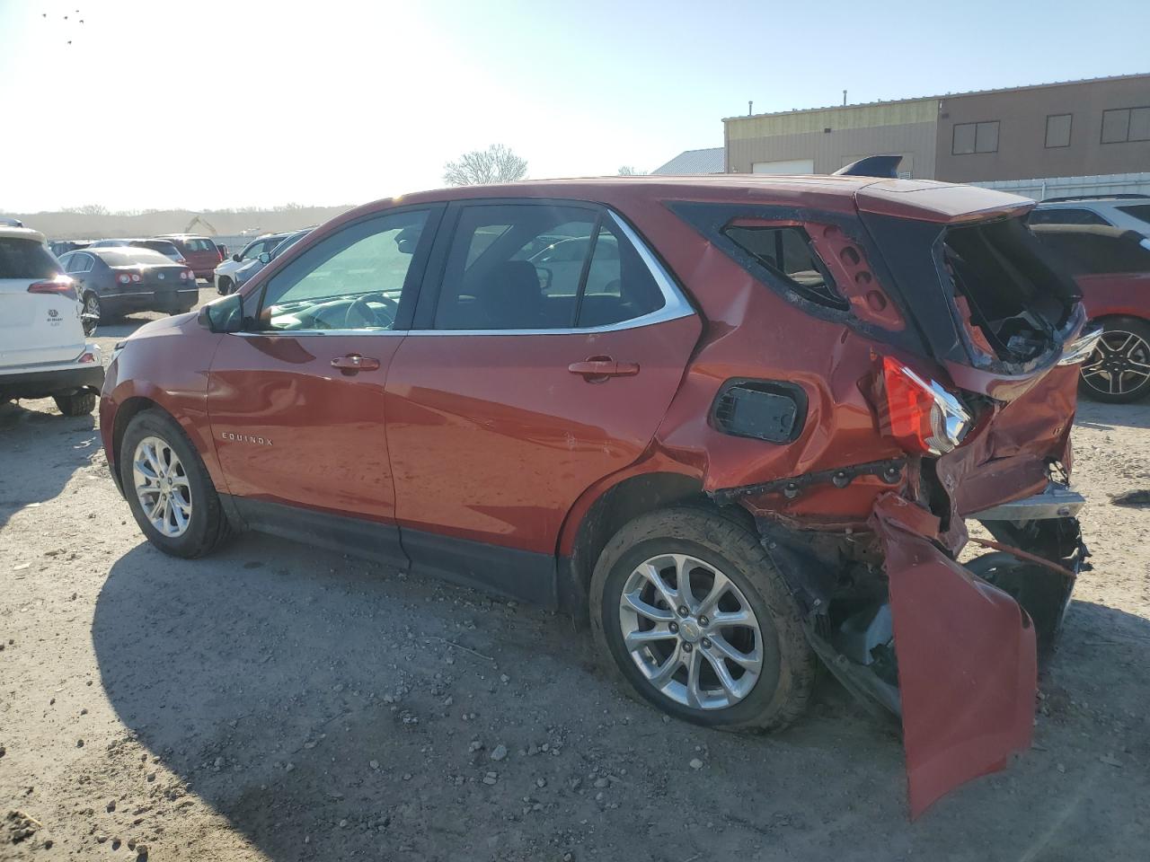 2020 Chevrolet Equinox VIN 2GNAXKEV6L6263340 Copart auction photo, rear end damage thumbnail 2