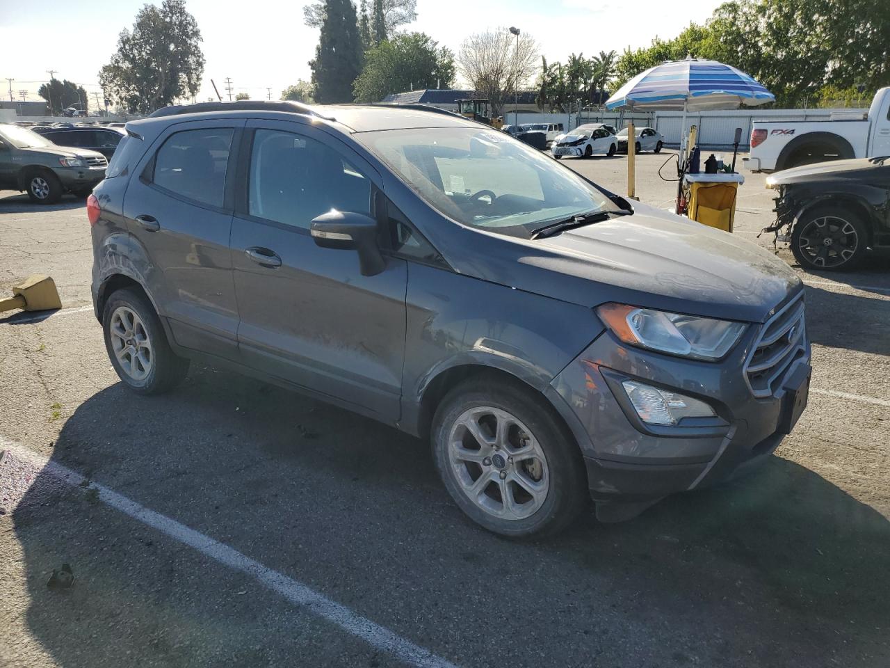 2019 Ford EcoSport VIN MAJ3S2GE6KC273021 Copart auction photo, side damage thumbnail 4