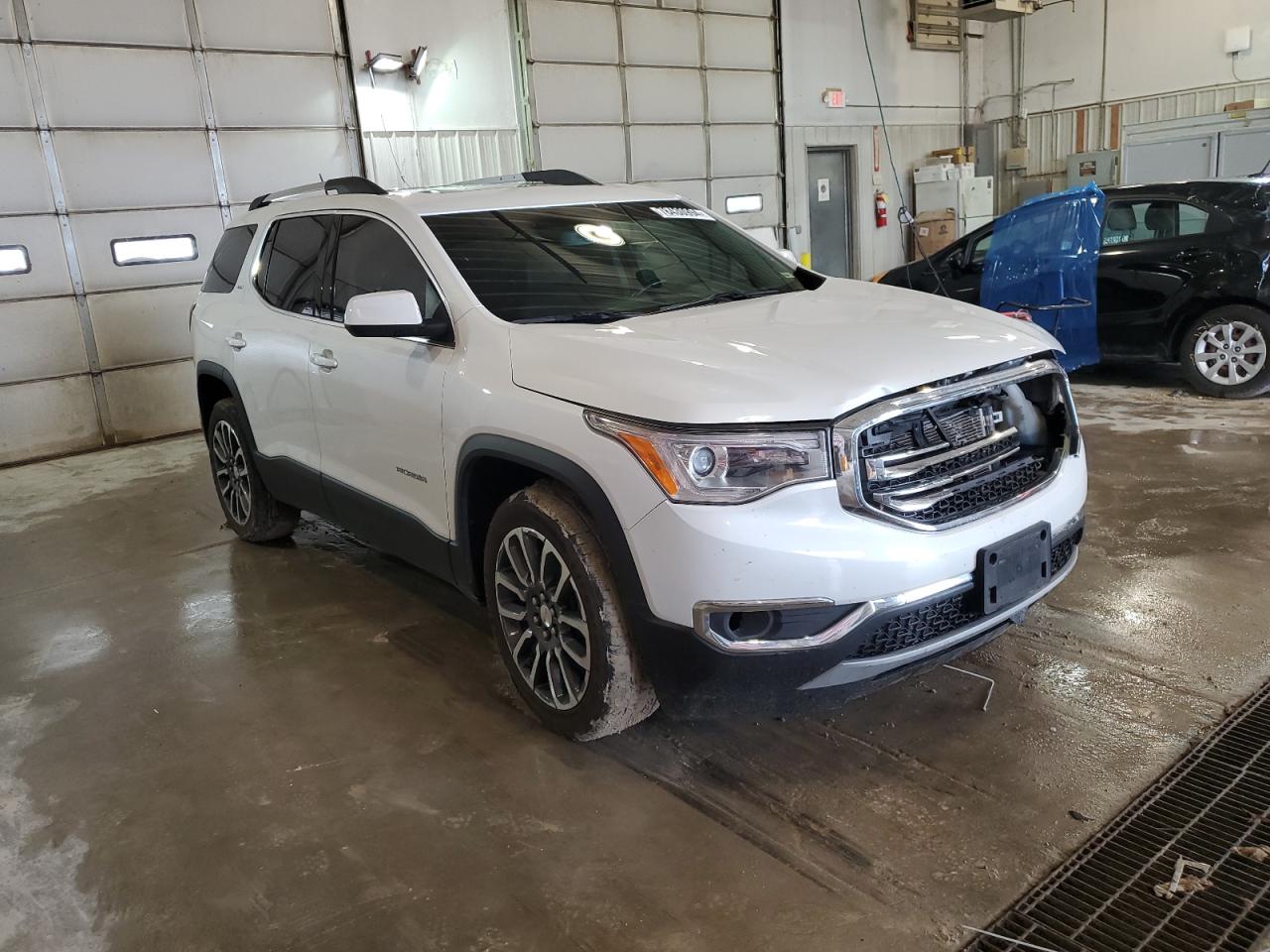2018 GMC Acadia VIN 1GKKNULS0JZ165563 Copart auction photo, front end / side damage thumbnail 4