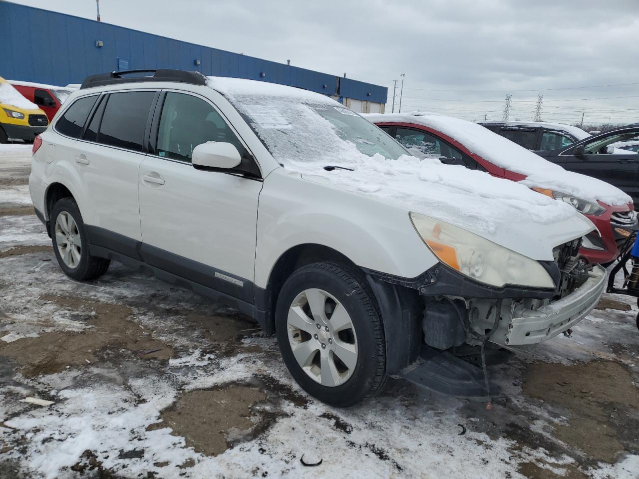 2010 Subaru Outback VIN 4S4BRBGC7A3346990 Copart auction photo, front end damage thumbnail 4