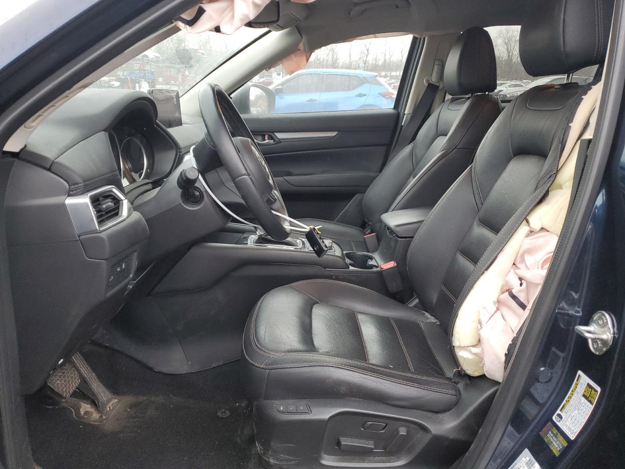 2021 Mazda CX-5 VIN JM3KFBCM9M1424222 Copart auction photo, side damage thumbnail 7