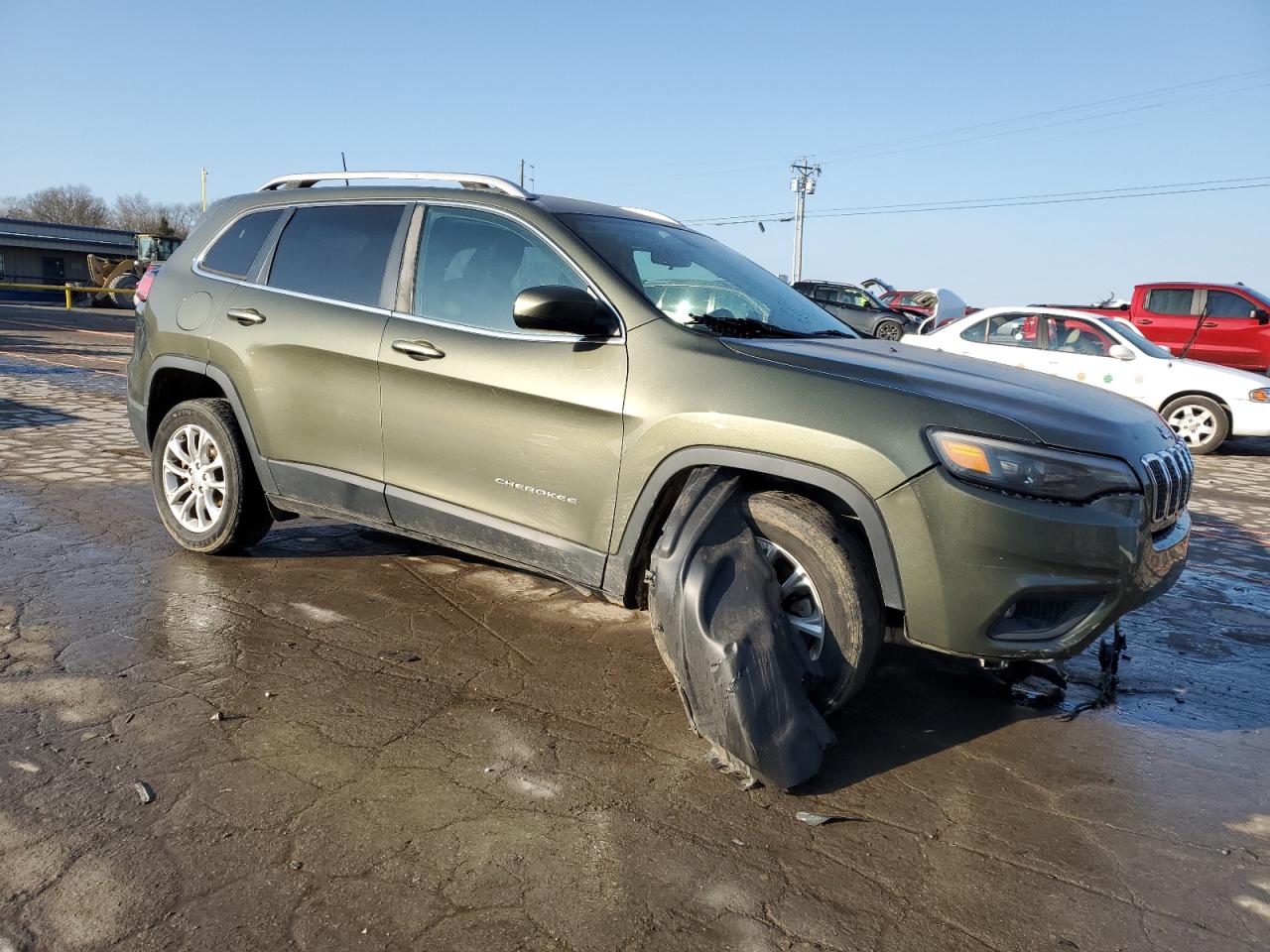2019 Jeep Grand Cherokee VIN 1C4PJLCB6KD123467 Copart auction photo, front end damage thumbnail 4