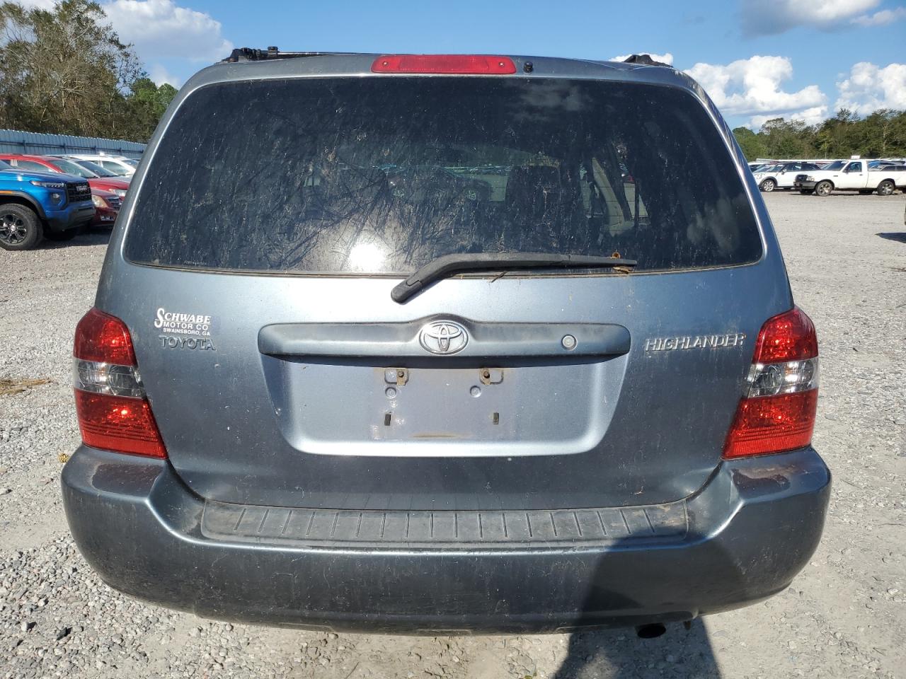 2004 Toyota Highlander VIN JTEGD21AX40096520 Copart auction photo, top/roof damage thumbnail 6