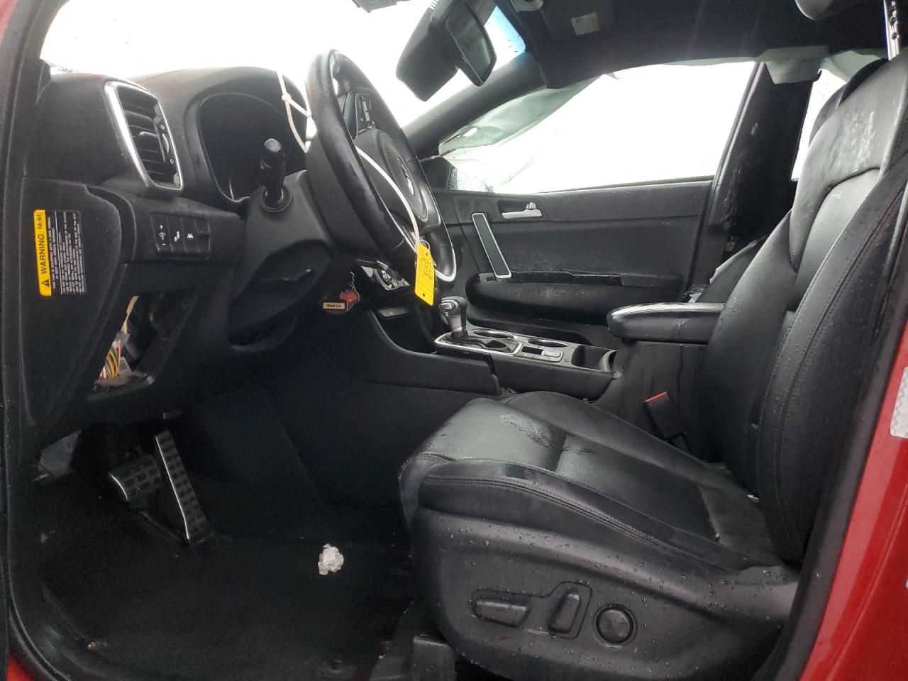 2020 KIA Sportage VIN KNDP63AC7L7684743 Copart auction photo, front end / side damage thumbnail 7
