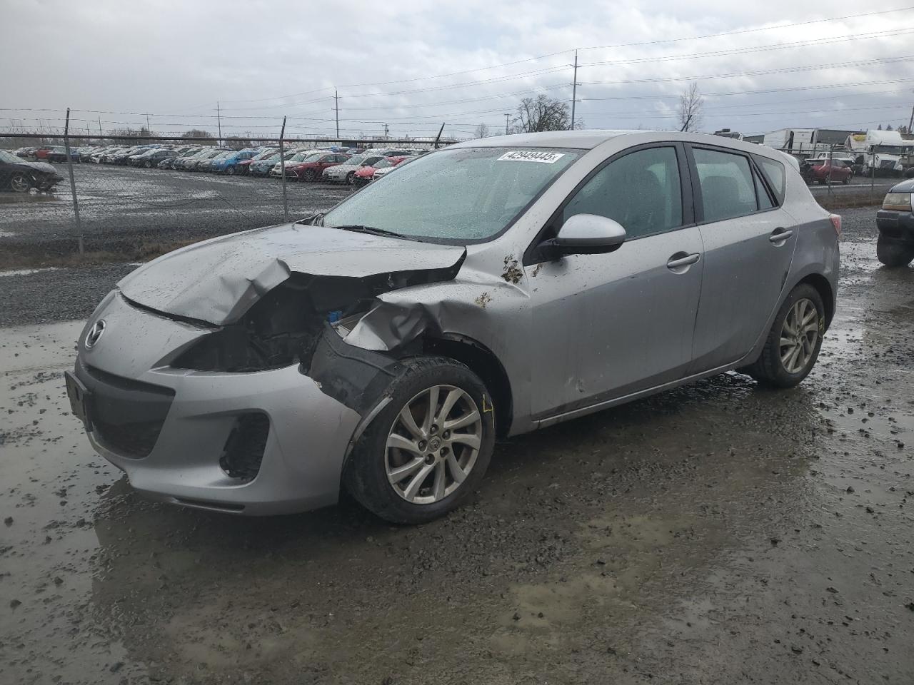 2012 Mazda 3 VIN JM1BL1L89C1550237