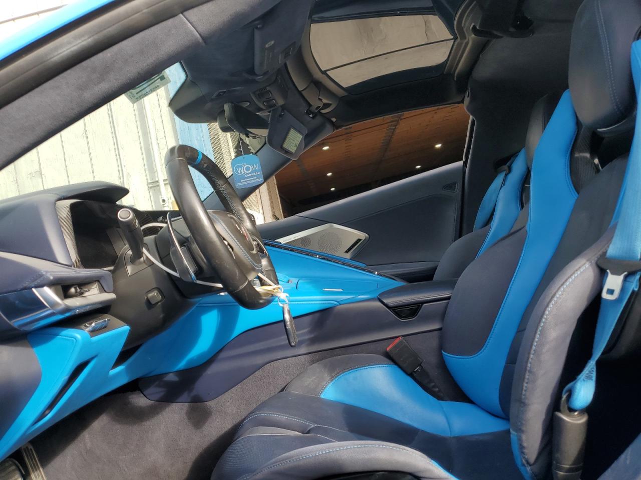 2021 Chevrolet Corvette VIN 1G1YC2D45M5118887 Copart auction photo, mechanical / side damage thumbnail 7