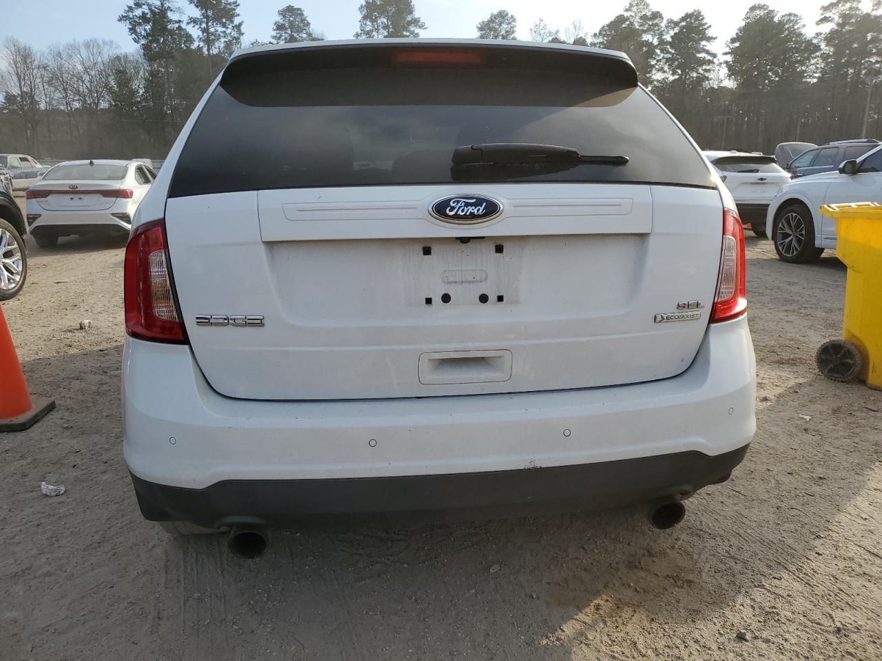 2014 Ford Edge VIN 2FMDK3J99EBB52032 Copart auction photo, minor dent/scratches damage thumbnail 6
