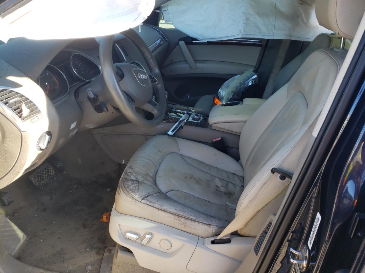 2013 Audi Q7 VIN WA1LMAFE2DD002710 Copart auction photo, all over / mechanical damage thumbnail 7