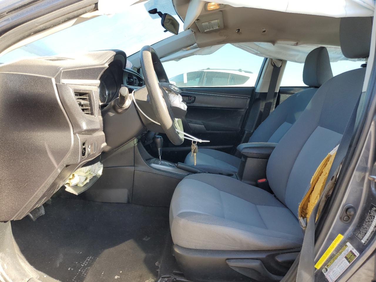 2015 Toyota Corolla VIN 5YFBURHE1FP207254 Copart auction photo, front end / side damage thumbnail 7